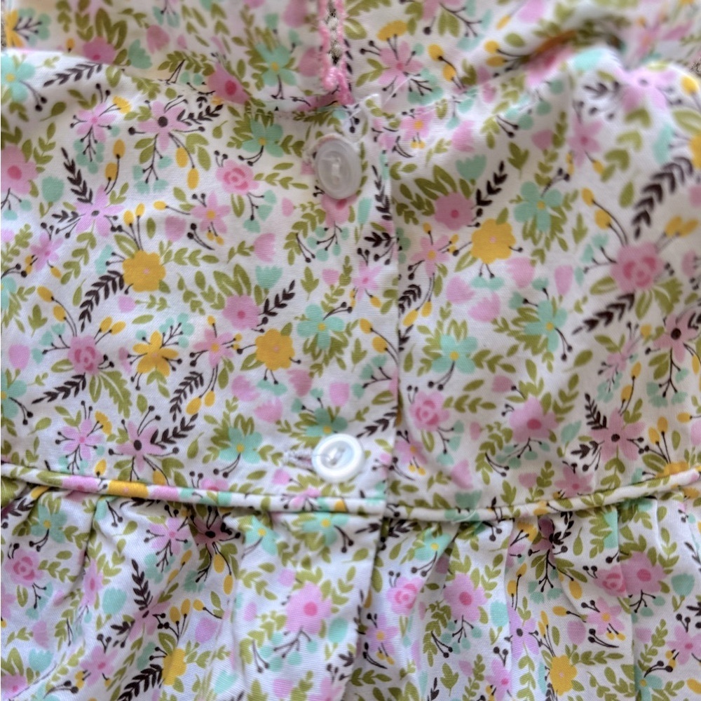Stitchy Fish Floral Top Size 6 Months - Picture 4 of 5